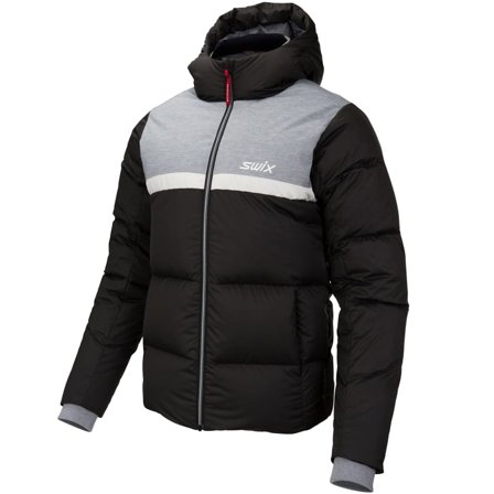 Swix Men's Focus Down Jacket Men lined workout jackets Black XXL