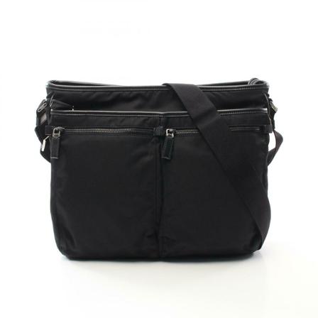 Prada Vintage Pre-owned Shoulder Bags Sort, Herre Vintage Tasker, Størrelse: ONE Size