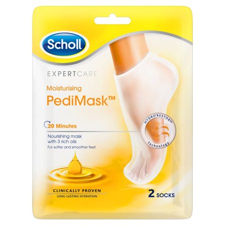 Scholl Pedimask Triple Oil fotmaske sokker 1 par