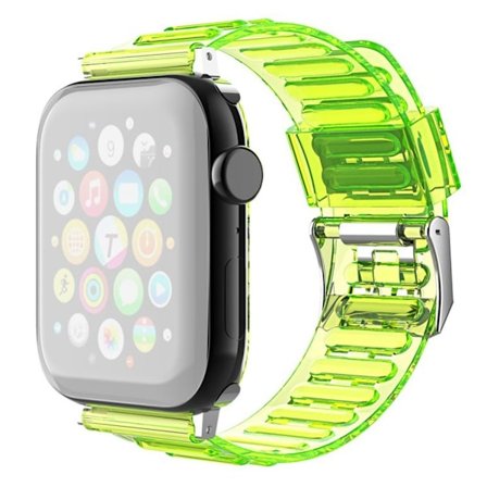 Apple Watch Series 6 / 5 44mm transparent style watch band - Yellow