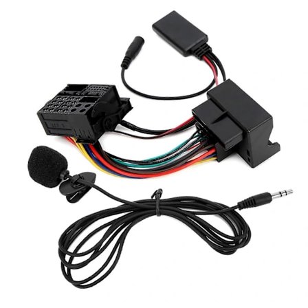 Mikrofonadapter Aux-ljudkabel Bluetooth 5.0 Plug and Play Ersättning för 5-serie E60 E61 2002-2014
