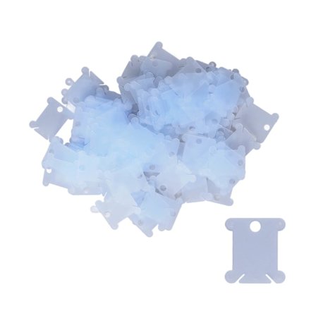 200 stk. Plastik Broderigarn Bobbin Sortering Opbevaring Funktion Smuk Praktisk Husholdnings DIY Sytråd Opbevaring Blå