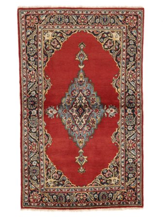 Tapis Hamadan 96X158 Rouge Foncé/Marron (Laine, Perse)