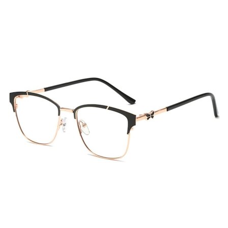 Anti-Blue Light Lasit Pyöreät silmälasit BLACK ROSE GOLD BLACK