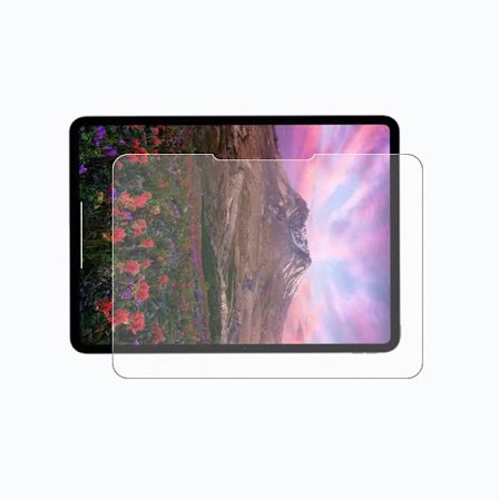 Skærmbeskyttelsesfilm af hærdet glas, brudsikker og buebestandig til Ipad Pro 13 2024 2 stk.