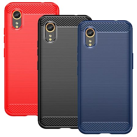 SKALO Samsung Xcover 7 Armor Carbon Iskunkestävä TPU suojakuori - Valitse väri