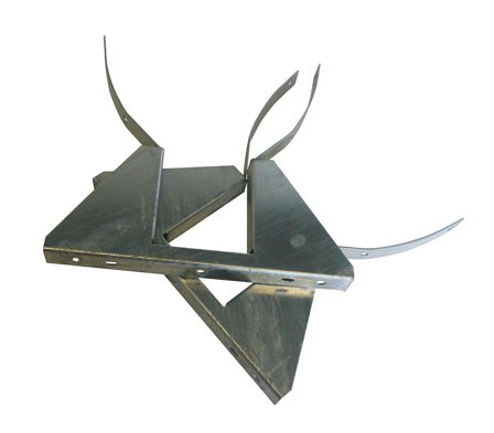 Eldon FJ1 Stolpefeste for måleskap, 1 par, Elfordeling & strømforsyning