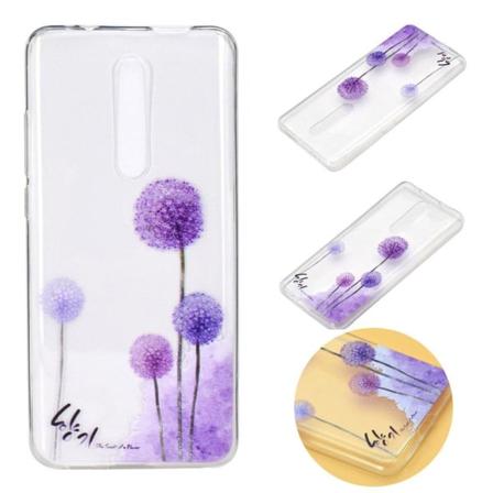 Deco Xiaomi Redmi K30 Pro / Poco F2 Pro kuoret - Violetti kukka Purple