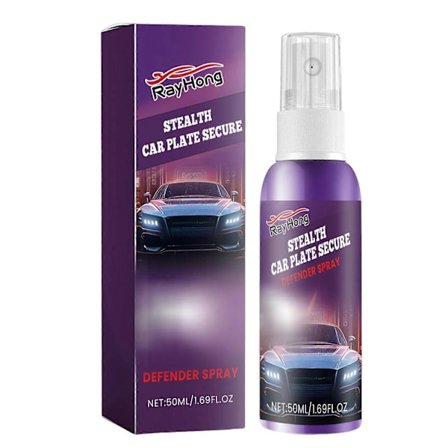 Stealth-Car Plate Secure Defender Spray Skånsom Beskyttelse Nummerplade Spray Biltilbehør
