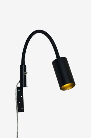 Aneta Lighting - Vägglampa Hugin - Svart - Vägglampor - Från Homeroom