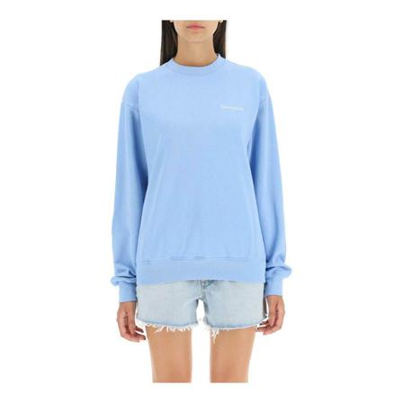 Sporty & Rich - Hoodies - Blå - Dam - Storlek: S, Dam, Storlek: S