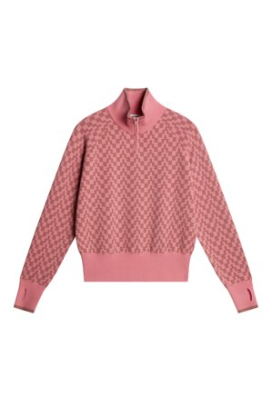 J.Lindeberg - Kerla Knitted Zip Sweater - Fashion - Pink - Women - L