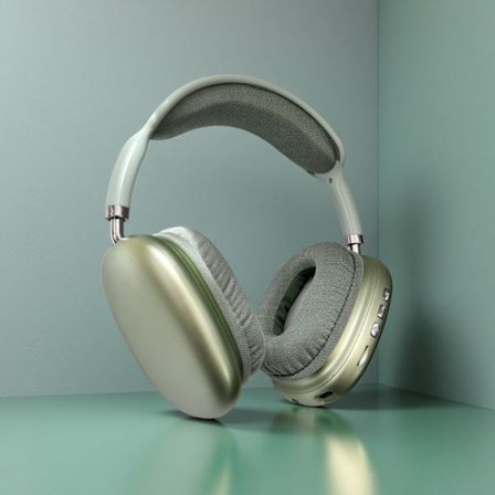 Green-TEISCHE 9004 Trådløse Bluetooth-hodetelefoner, Over-Ear-hodetelefoner, Støyreduserende Bluetooth-headset, Stereolyd og kraftig bass