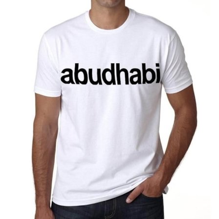 T-shirt herr Abu Dhabi Vintage T-shirt
