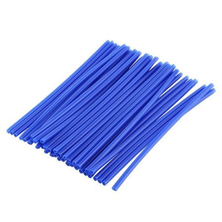 36 stk. Egerbeskytter til Hjul Motocross Fælg Skin OffRoad Motorcykel Beskyttelsesomslag Sæt Blå