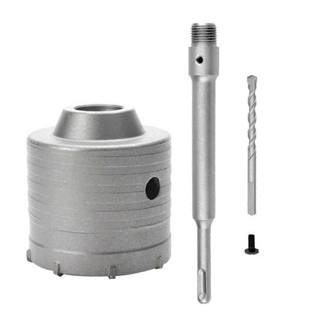 SDS Plus Vasaraporanterät Seinäreikäpora Teräsarja Leikkurityökalut Pyöreällä Varrella Betoni Sementti Kivi Reikäsaha, 70mm