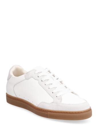 Slhderek Leather Sneaker B White Selected Homme
