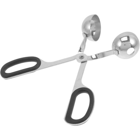 Kjøttbolleskje i rustfritt stål Kjøttbolleklype Cupcake-skje Kakedeigskje Kjøttbollemaker Kakemaker