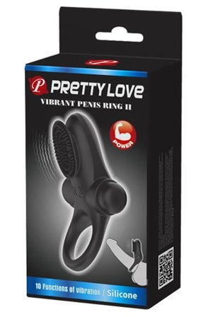Kjøp Pretty Love Vibrant Penis Ring II - Penisring med vibrator | God pris