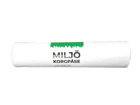 Papperskorgspåse 30L HDPE 9my vit 100/rl - Lyreco - Städ och hygien - Påsar och säckar - Papperskorgspåsar