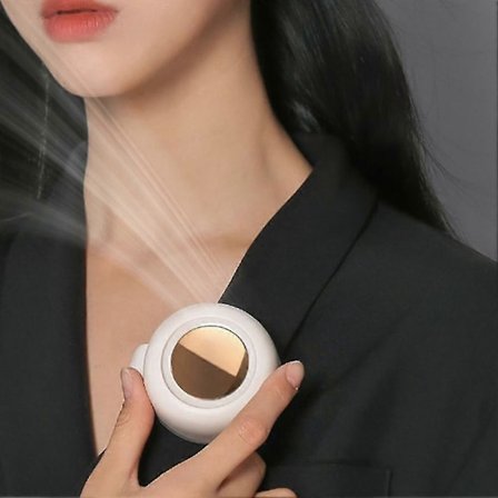 Bärbar Fläkt Mini Midjefläkt Med Clip 3 Hastigheter Kroppsfläkt USB Uppladdningsbar För Utomhusarbete Camping