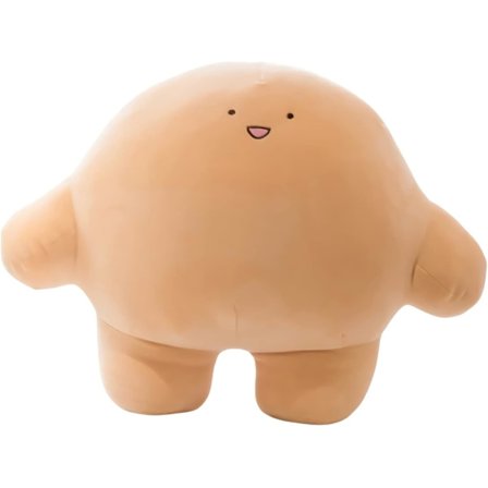 Sød fed blæksprutte plysdyr bamser dinosaur hvid bjørn kanin tegneserie