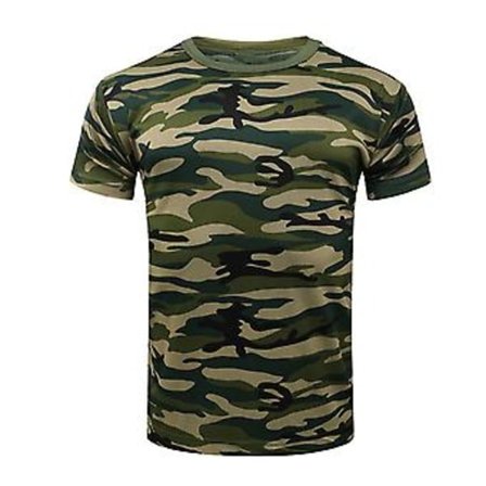 Fianao Unisex Lasten Kesä Camouflage Sotilas Combat T-paita Lyhythihainen Blouse (175cm(120) 1#)