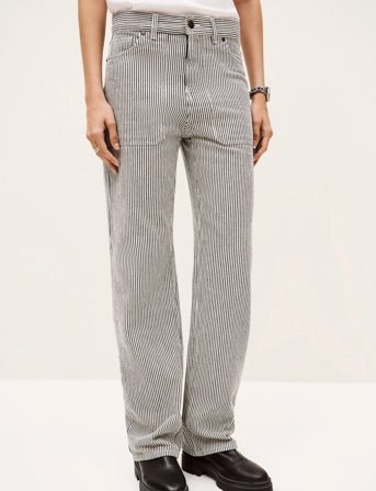 ba&sh Pants Carpenter - Beige - 40