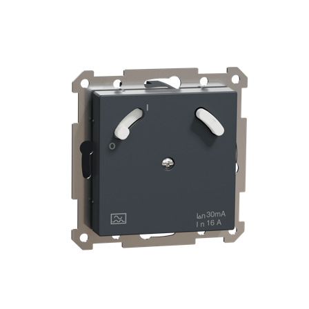 Schneider Electric WDE003389 Jordfelsbrytare inkl. AV/PÅ-knapp, Anslutningsdon & kablar