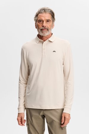 J.Lindeberg - Florian LS Polo - Golf - Grey - Men - XL