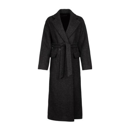 Pinko - Ullkappor - Svart - Dam - Storlek: Xs, Dam, Storlek: XS