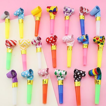 60x Tilgængelige og Tilgængelige Party Party Blæsehorn Fest