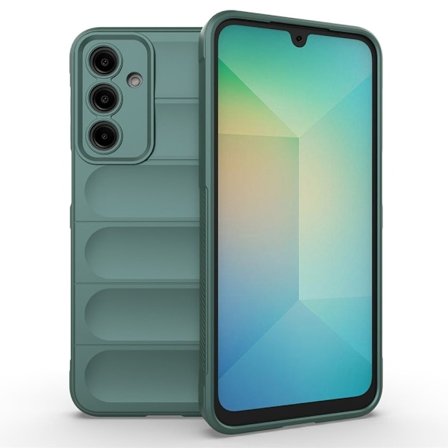 Blødt grebsformet Samsung Galaxy A36 cover - Grøn