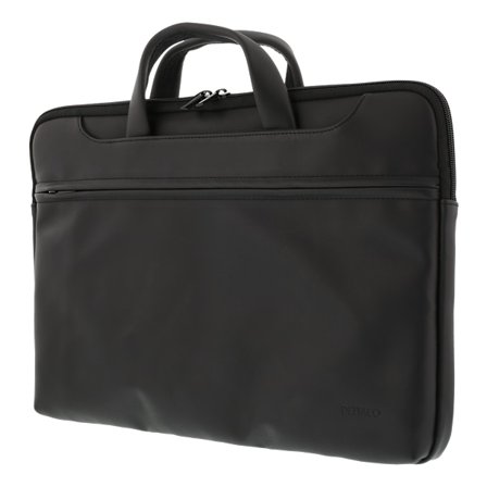Notebook bag up to 15.6", PU leather, black