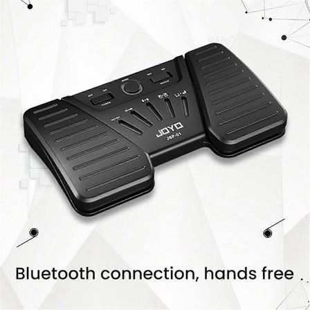 JOYO Trådløs Sidevender Pedal Bluetooth Fodpedal Musik Sidevender Pedal til Telefoner Ipad Tablets