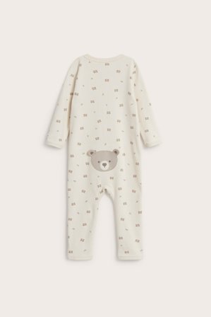 Newbie | Nallekuvioiset pyjamat | Vaaleanbeige