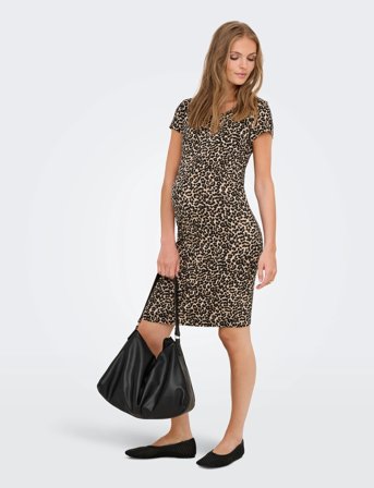 Only Maternity Olmlovely Life S/S Dress 2-Pck Noos - Black - S