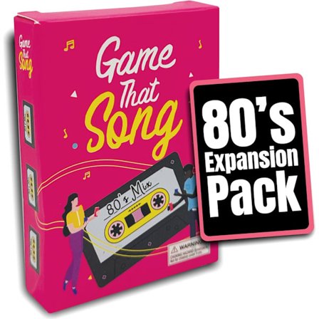 80-tals Remix Expansion Pack – 50 Nya Kort – Ett musikkortspel för familjer, vuxna och tonåringar. Hilariskt, beroendeframkallande och 