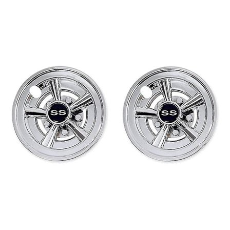 2 stk. 8 tommer Golfvogn Hjulafdækninger 5 Egers Design Navkapsel Til Golfvogne Til Club Car