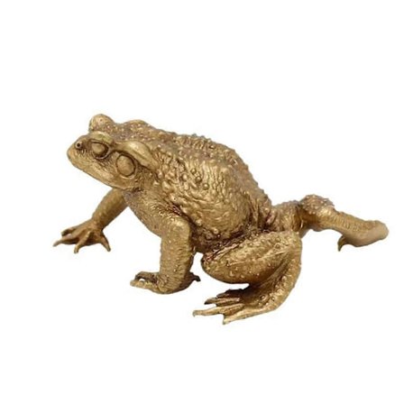 Messing Tudse Figur Messing Lykkedyr Frø Figur Model Statue Skulptur Legetøj Skrivebord Feng Shui Dekoration Ornament Festival Gave[YJD]