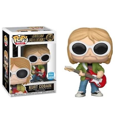Kurt Cobain 64# 65# 66# 67# Se Vinyl Action Figur Samling Limited Edition Modell Leksaker För Barn Födelsedagspresent