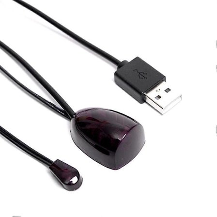 IR-laajennin Infrapunainen IR Kaukosäätimen Vastaanotin USB IR Vastaanotin Adapteri Lähetin Kaapelilaatikoille Stereo Vastaanottimelle HD-TV:lle