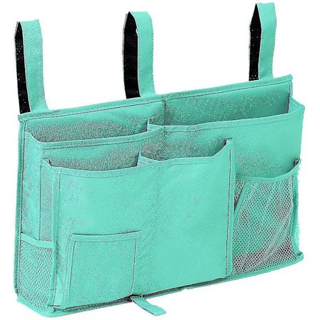 Sengebordsarrangør, sengeopbevaringsarrangør hængende lomme til køjeseng sovesale hospitalsengsskinner