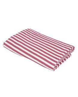 Bordsduk randig Svea 140x300 cm Cerise - Fondaco