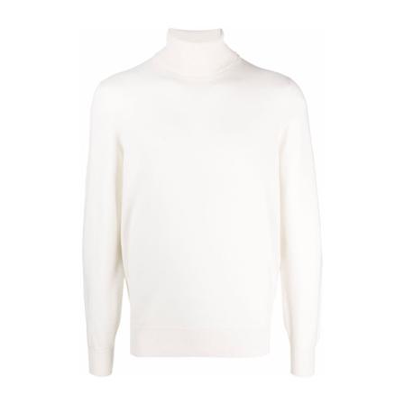 Brunello Cucinelli, Turtleneck Wit, Heren, Maat:L