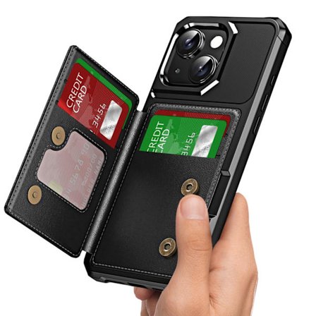 iPhone 13 Slimmat Skal Kortfack & 360° Skydd