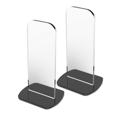 Boxningshandske förvaringshållare 2 st Akryl Vertica Display Stand Easy Stand för Hem Sovrum Kontor Sovrum Skrivbordsställ