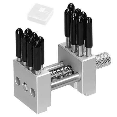 304 Rustfrit Stål Bænksaks Alsidig til Metalbearbejdning Polering Værksted