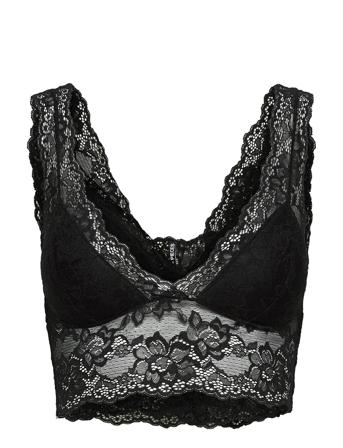 Pclina Lace Bra Top Black Pieces