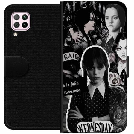 Huawei P40 Lite Plånboksfodral Wednesday Addams
